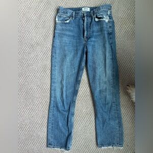 Agolde Riley Straight Crop Jeans Size 25
